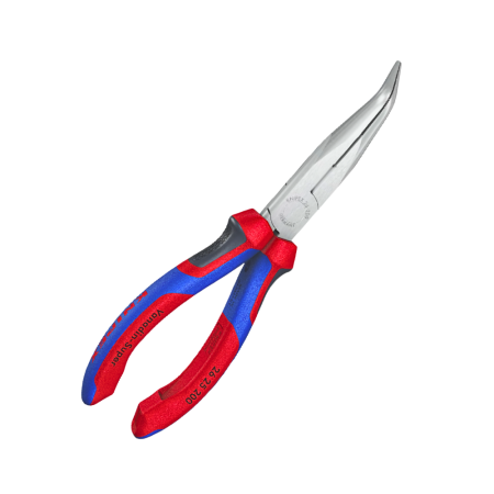 KNIPEX 26 25 200 – Pinza a becchi lunghi curvi 200 mm con manici multicomponente