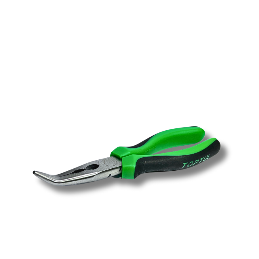 Pinza becchi mezzotondi piegati 200mm TOPTUL DFBA2208