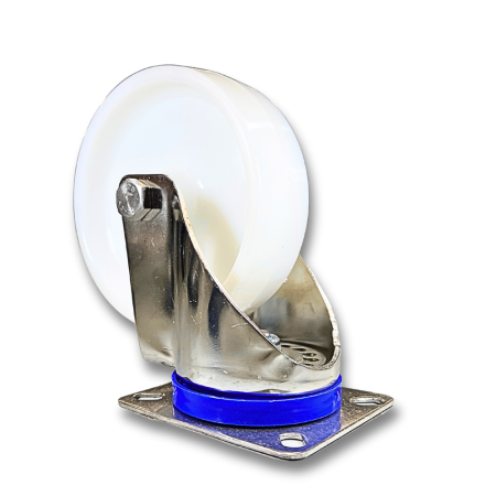 Ruota Girevole in Nylon con Supporto Inox – Igienica e Anticorrosione