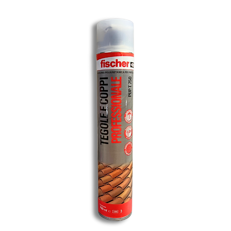 Schiuma Fischer PUP T 750 Tegole e Coppi – Sigillante Schiumogeno per Coperture