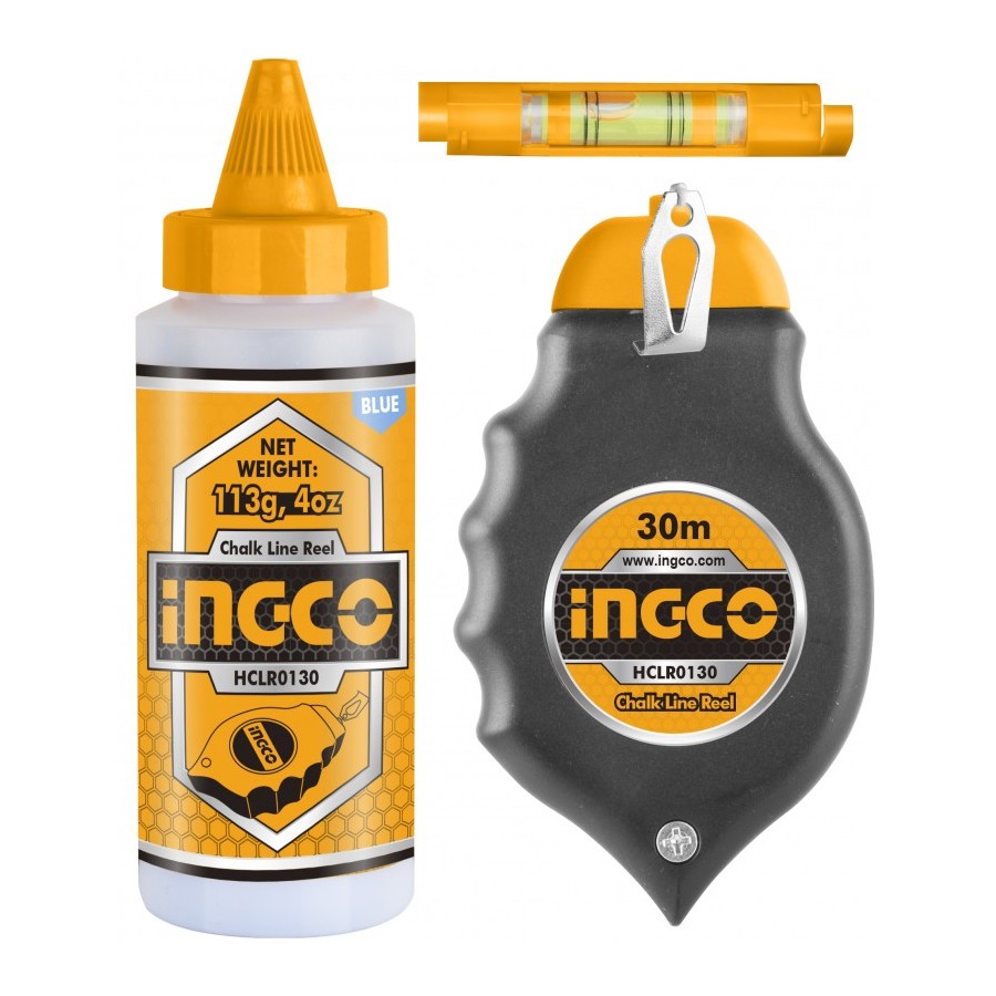 HCLR0130  Traccialinea con livella INGCO