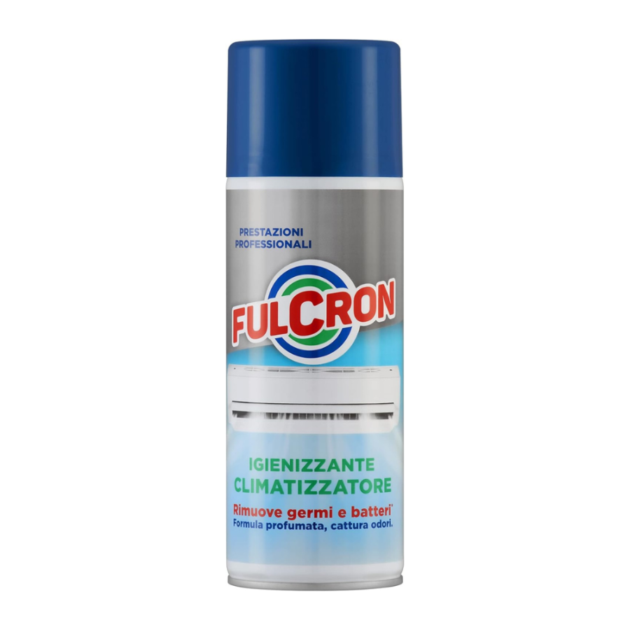 Fulcron Igienizzante Climatizzatore Spray – Spray Igienizzante per Climatizzatori Formula Profumata 400 ml