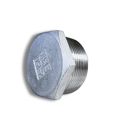 Tappo Maschio in  Acciaio Inox  – Esagonale Esterno