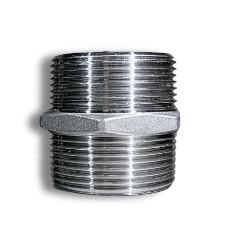 Niples Filettato in Acciaio Inox – Maschio/Maschio