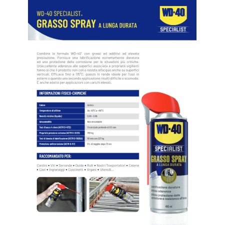 WD 40 Grasso Spray a lunga durata da 400ml