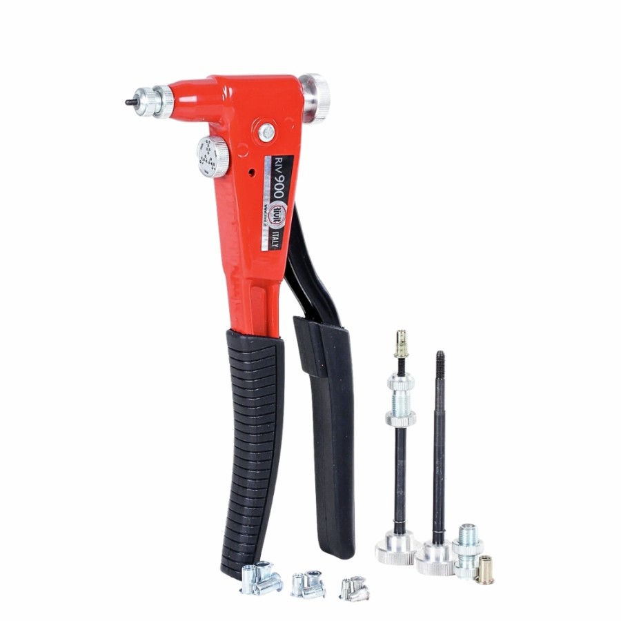 RIV900C – Tirainserti manuale professionale per inserti filettati in alluminio, acciaio e inox